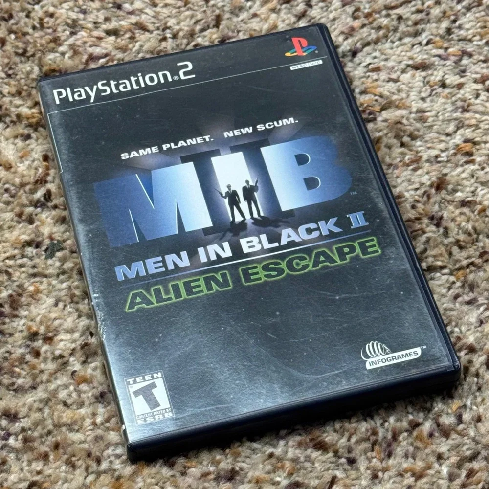 Men in Black II Alien Escape Sony PlayStation 2 PS2 Game Infogrames SLUS-20373